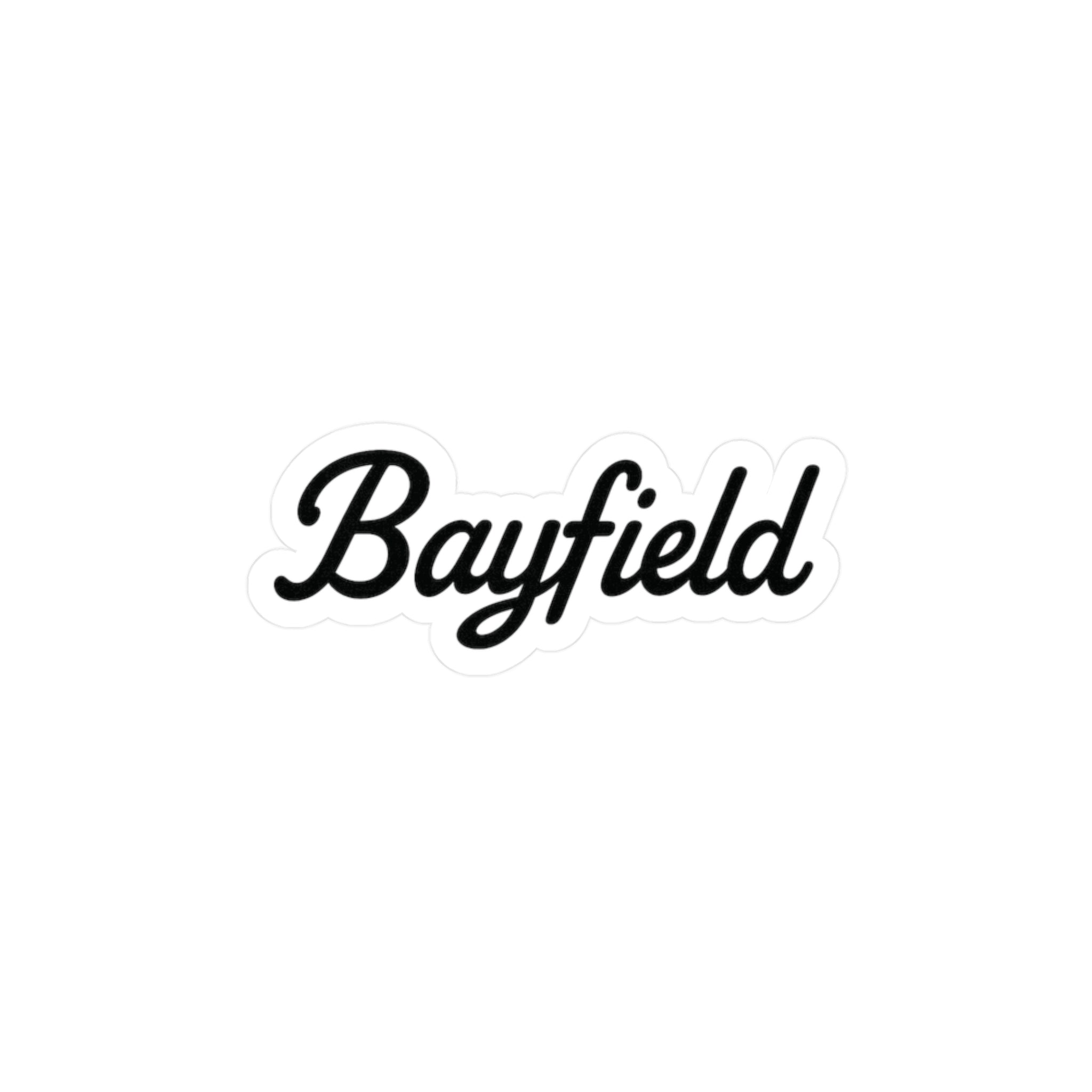 Bayfield Script Decal