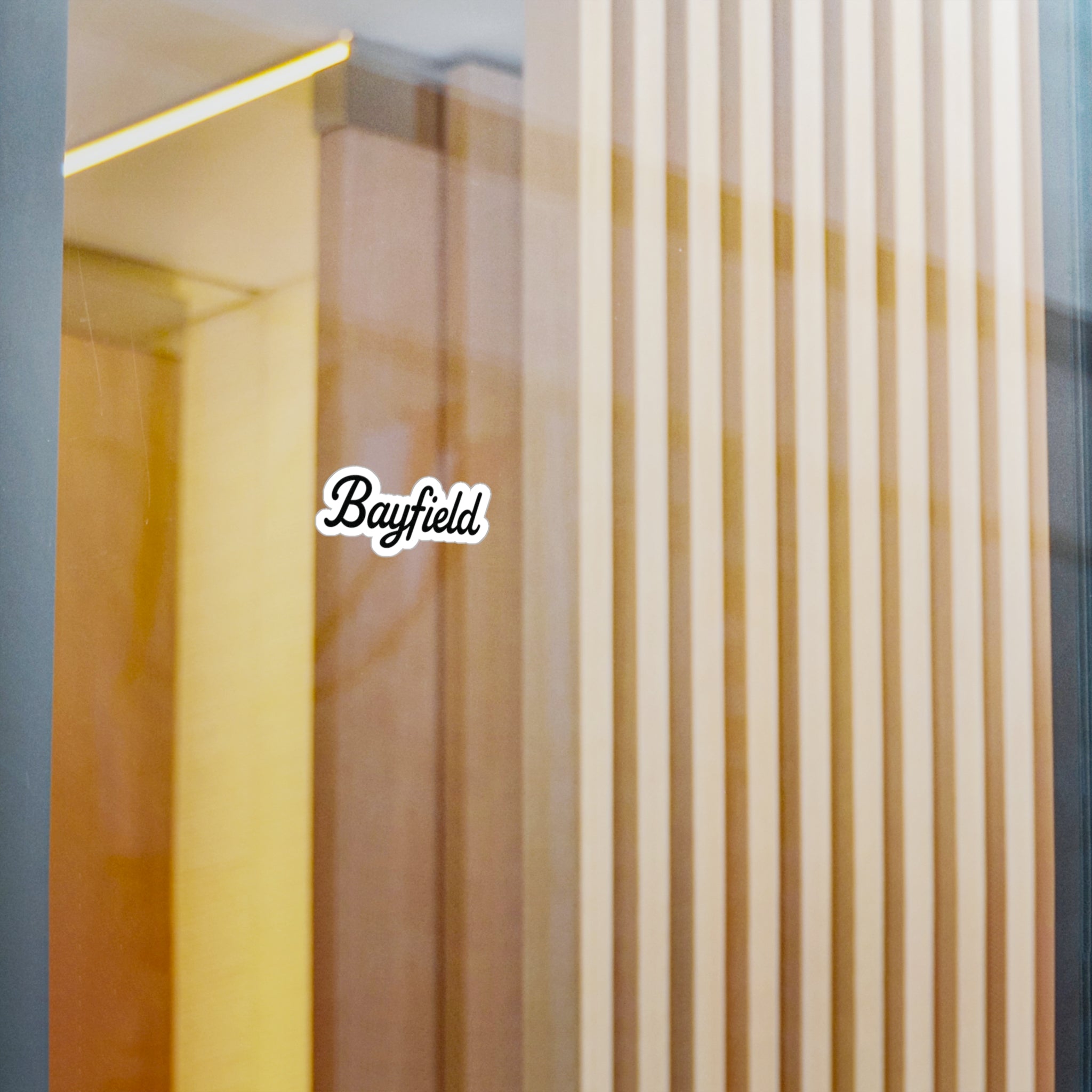 Bayfield Script Decal